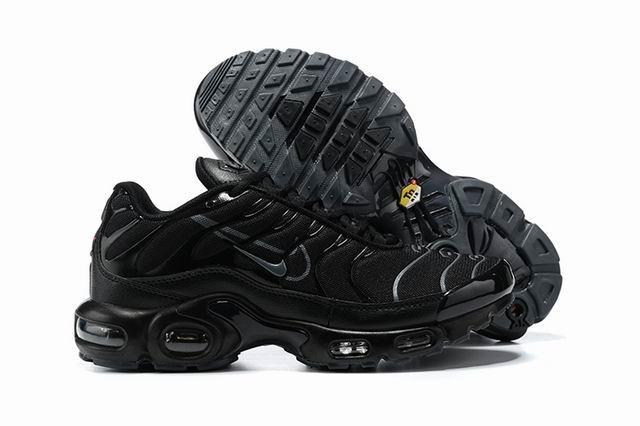 All Black Nike Air Max Plus Tn Men's Running Shoes-63